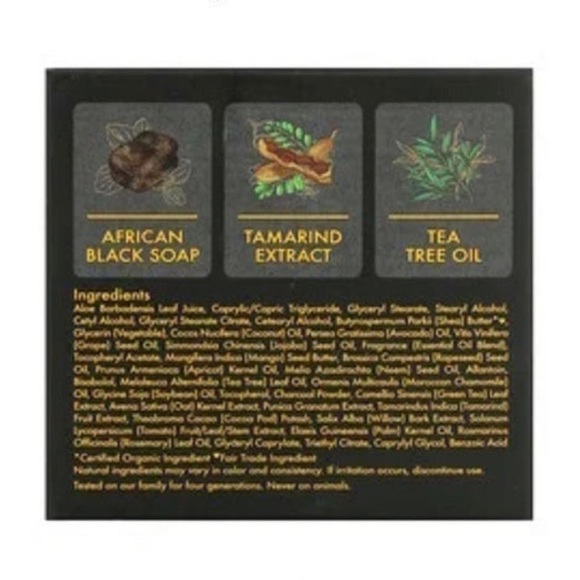 Shea Moisture African Black Soap Balanced Moisturizer net wt 2 oz. / 57 g - Picture 6 of 6